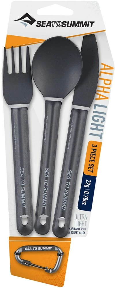 Sea to Summit AlphaLight Spoon, Fork and Knife Set - None