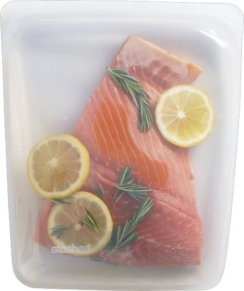 Stasher Reusable Silicone Half-Gallon Bag - Clear - Image 2