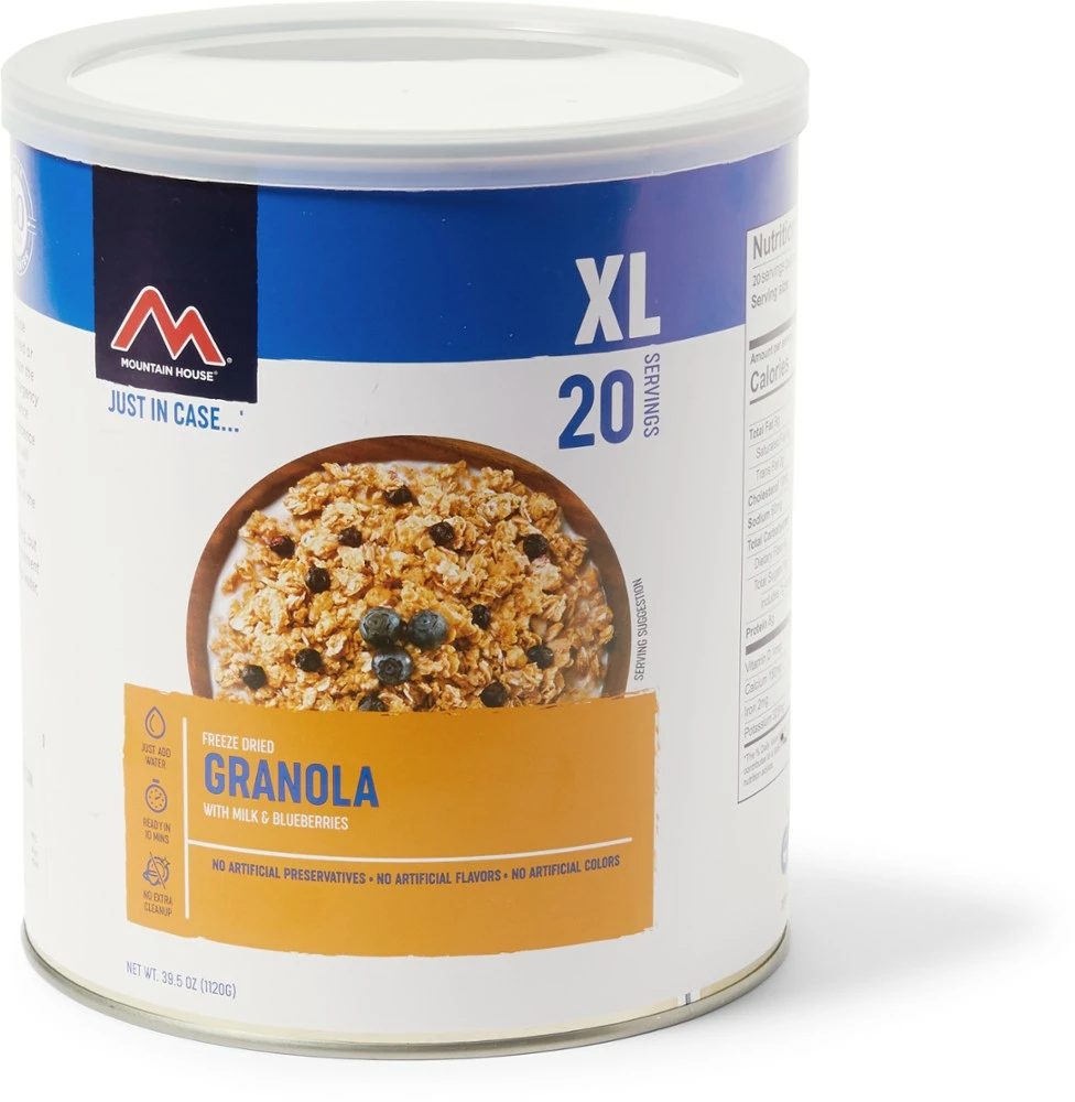 Mountain House Granola with Milk & Blueberries XL - 20 Servings