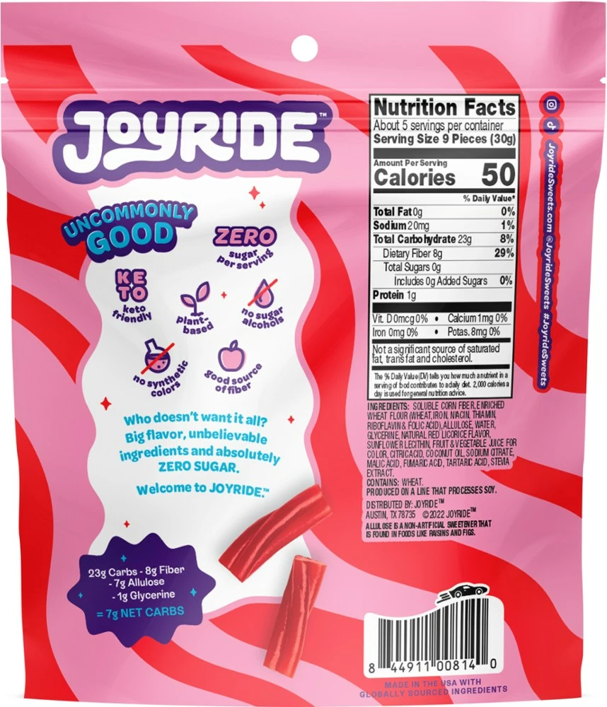 JOYRIDE Zero Sugar Licorice Twists - Assorted - Image 2
