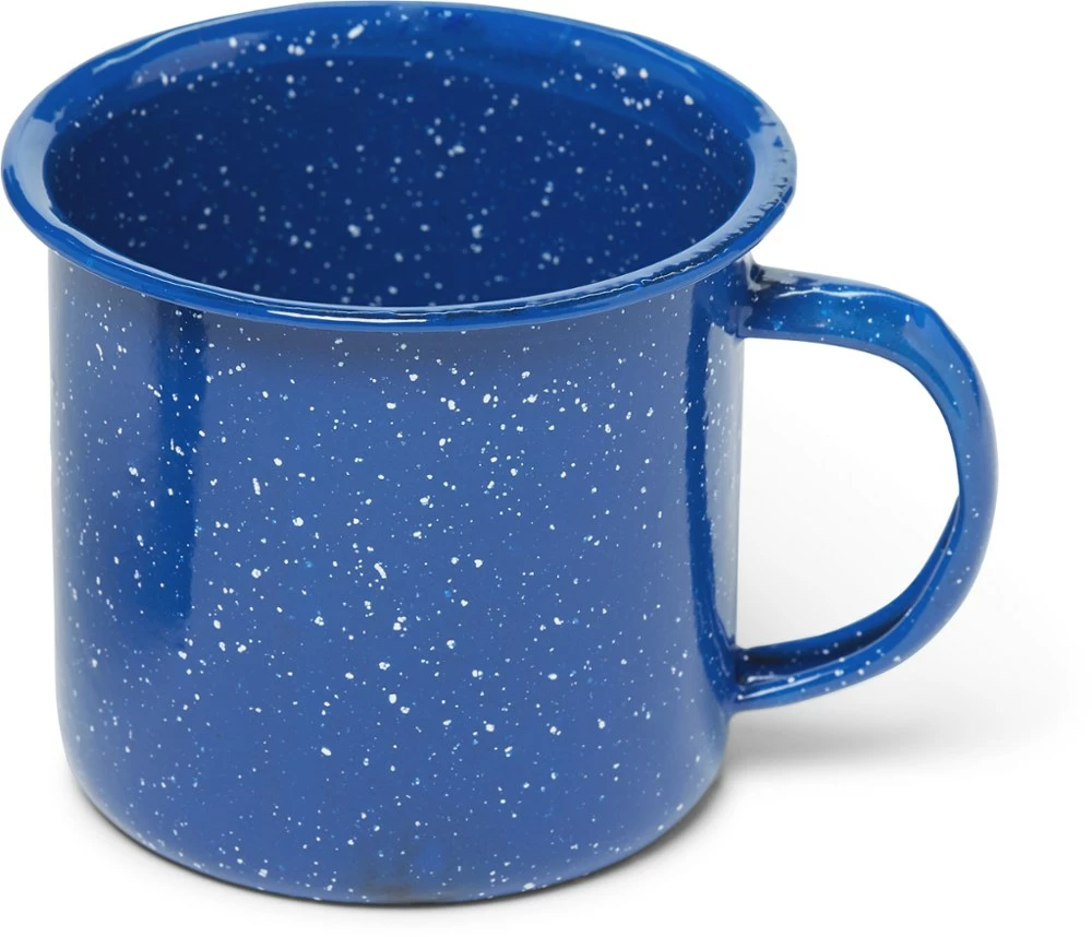 Mountain Summit Gear 4-Person Enamel Tableware Set - Blue - Image 4