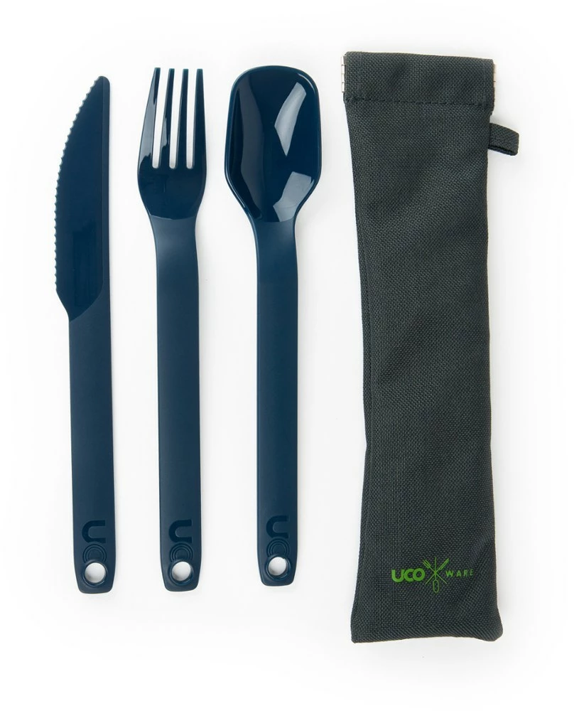 UCO ECO Camp 3-Piece Utensil Set - Ocean Blue