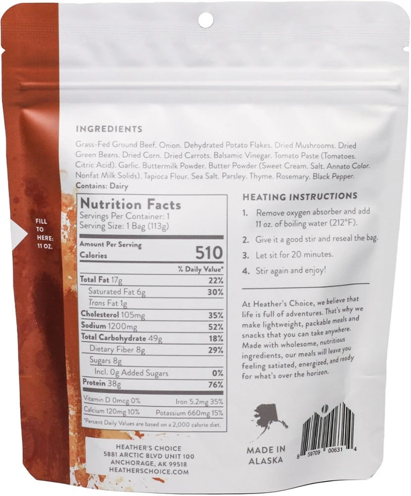 Heather's Choice Grass-Fed Beef Shepherd's Pie - 1 Serving - None - Image 2